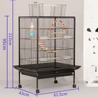 Cage de Volière Ornamentale pour Oiseaux Domestiques en Gros – Cage de Reproduction pour Grands Groupes de Cockatiels et Perroquets