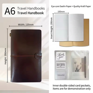 Carnet de voyage A6, agenda de poche <span class=keywords><strong>TN</strong></span>, carnet transfrontalier, petit carnet de notes, carnet de bureau professionnel, cadeau - Product Image 6