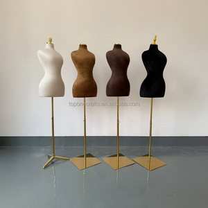 Vente en gros Mannequins en tissu demi-corps grande taille pour vêtements pour femmes présentoir gros <span class=keywords><strong>buste</strong></span> grande poitrine robe accessoires de forme - Product Image 2