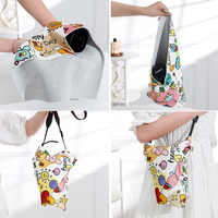 Serviette pliante magique auto-adhésive en tissu flexible pour le rangement et l'organisation à domicile, idéale pour les cosmétiques et les appareils photo en voyage
