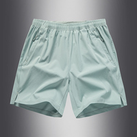Shorts de course sportifs tissés légers à séchage rapide pour couple - Grande taille respirant écologique taille mi-haute élastique Hommes Femmes