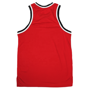 Maillot de basket-ball classique d'équipe, couleur rouge unie, bon marché, collection 2019 - Product Image 2