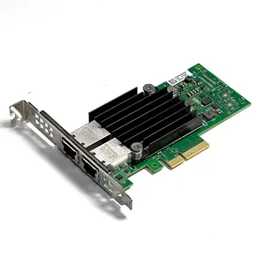 Dell 4 v7g2 Intel X550-T2 10Gbe doppia porta convergente adattatore di rete PCI-E 3.0 X4 X550T2BLK schede di rete