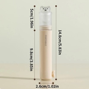 แปรงสีฟันแบบพกพา 2 in 1 ชุดแปรงสีฟันพับได้พร้อมที่บีบยาสีฟันขนาดเล็กสำหรับการเดินทางและตั้งแคมป์กลางแจ้ง - Product Image 6