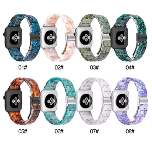 <span class=keywords><strong>Correa</strong></span> de resina para <span class=keywords><strong>Apple</strong></span> <span class=keywords><strong>Watch</strong></span> Ultra Band 8 7 49 44mm 40mm 42mm 38mm 41 45mm <span class=keywords><strong>Correa</strong></span> transparente para Iwatch 7 6 Se Seri - Product Image 5