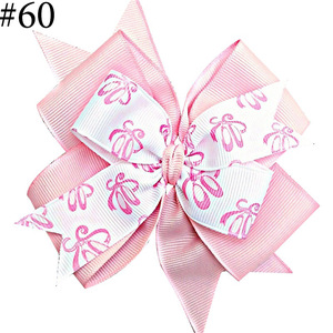 Moños para el Cabello de Ballet Rosa de 4 Pulgadas, Pinzas con Diseño de Molinillo, Lazos de Cinta Grosgrain para Niñas, Accesorios para el Cabello - Product Image 4