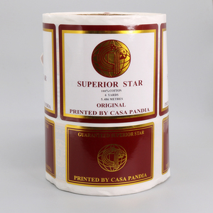 Rouleau d'autocollant adhésif de papier thermique direct d'usine impression de Code à barres de prix bon marché pour le décalcomanie et l'étiquette de Logo d'emballage - Product Image 6