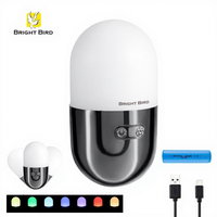 Veilleuse rechargeable Roly-poly, lampe de nuit LED sans fil pour hôtel, chambre à coucher, placard, cuisine, éclairage d'ambiance