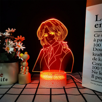 Veilleuse LED animée rechargeable avec télécommande, lumière douce et chaude pour chambre à coucher et chambre d'enfant, mini