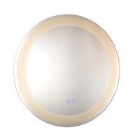 Console de miroir latéral éclairée Infinity moderne IP44 pour hôtel, appartement, villa