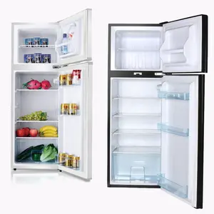 Congelador compacto de doble puerta, refrigerador de fábrica, 138/175/195L
