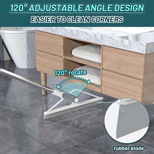Escoba de Goma Giratoria Mágica, Mopa de Silicona, Escobas Manuales para Polvo, Limpiador de Pisos, Escobilla de Goma, Utensilios Domésticos para Limpieza del Hogar - Product Image 4