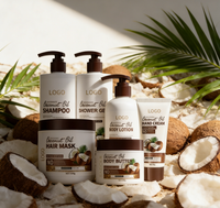 Coffrets cadeaux de soins corporels et capillaires à la noix de coco hydratants de luxe, lotion crème pour la salle de bain, spa à domicile