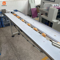 Machine à emballer horizontale pour oreiller chignon azote burger hamburger machine à emballer des tranches de pain grillé pita croissant toast pain