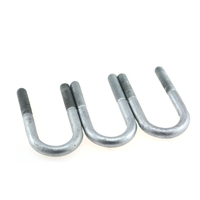 Collier de serrage galvanisé pour outils de quincaillerie à boulon en U pour échafaudage et support structurel