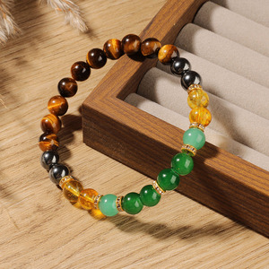 Pulseras de 7 Chakras a la Moda, Pulsera de Piedras Naturales de 8mm, Joyería de Moda para Atraer la Riqueza y la Suerte - Product Image 4