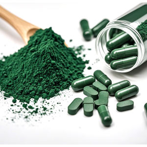 Herbspirit Vente en gros de poudre de spiruline pure naturelle en vrac, poudre de spiruline biologique OEM - Product Image 4