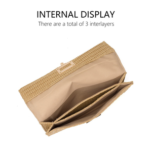 Borsa a tracolla da donna in paglia intrecciata di tendenza estiva - Hot Sale - Product Image 5