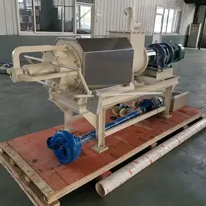 Agricultural equipment/cow dung solid liquid separator/manure double squeeze dehydrator dewatering machine