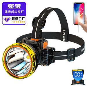 Td177 ไฟหน้าแบบ LED แบบชาร์จไฟได้ 3000Mh แบตเตอรี่สำหรับตั้งแคมป์กลางแจ้ง ตกปลา ทำเหมือง พร้อมการชาร์จ USB - Product Image 4