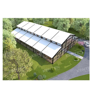 Tenda di Lusso KENTEN, Tenda per Feste all'Aperto Bianca Trasparente Chiusa 40 <span class=keywords><strong>X</strong></span> 60 40x100, Tende per Eventi 40 per 100 fino a <span class=keywords><strong>500</strong></span> Persone - Product Image 1