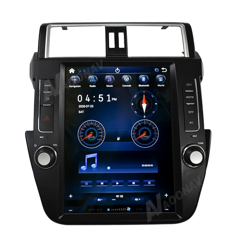 2 Din Android Stereo Auto Radio Dvd-speler Voor Toyota Land Cruiser Prado 150 2014 - 2018 Auto Auto Audio gps Navigatie Speler