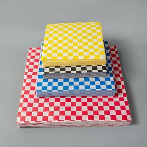 Wood Pulp Silicone Coated <b>Biodegradable</b> Greaseproof Custom Checkered Wrapping <b>Paper</b> for Cookware and Food Packaging - Product Image 4