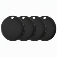 AirTags (lot de 4) pour Localiser (iOS uniquement) – Certifiés MFi Officiellement, UWB pour Localisateur de Clés, Suivi Sonore de Bagages
