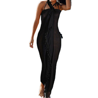 Venta al por mayor Mujeres Traje de baño Ropa de playa Cubrir Ups Traje de baño de playa Nadar Playa Batik Gasa Sarong Wrap con borla