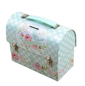 Con Heo Đất Ngân Hàng <span class=keywords><strong>Tin</strong></span> Có Thể Cho Tiền Tiết Kiệm Hộp Ăn Trưa Hình Dạng Đồng Xu Tins - Product Image 4