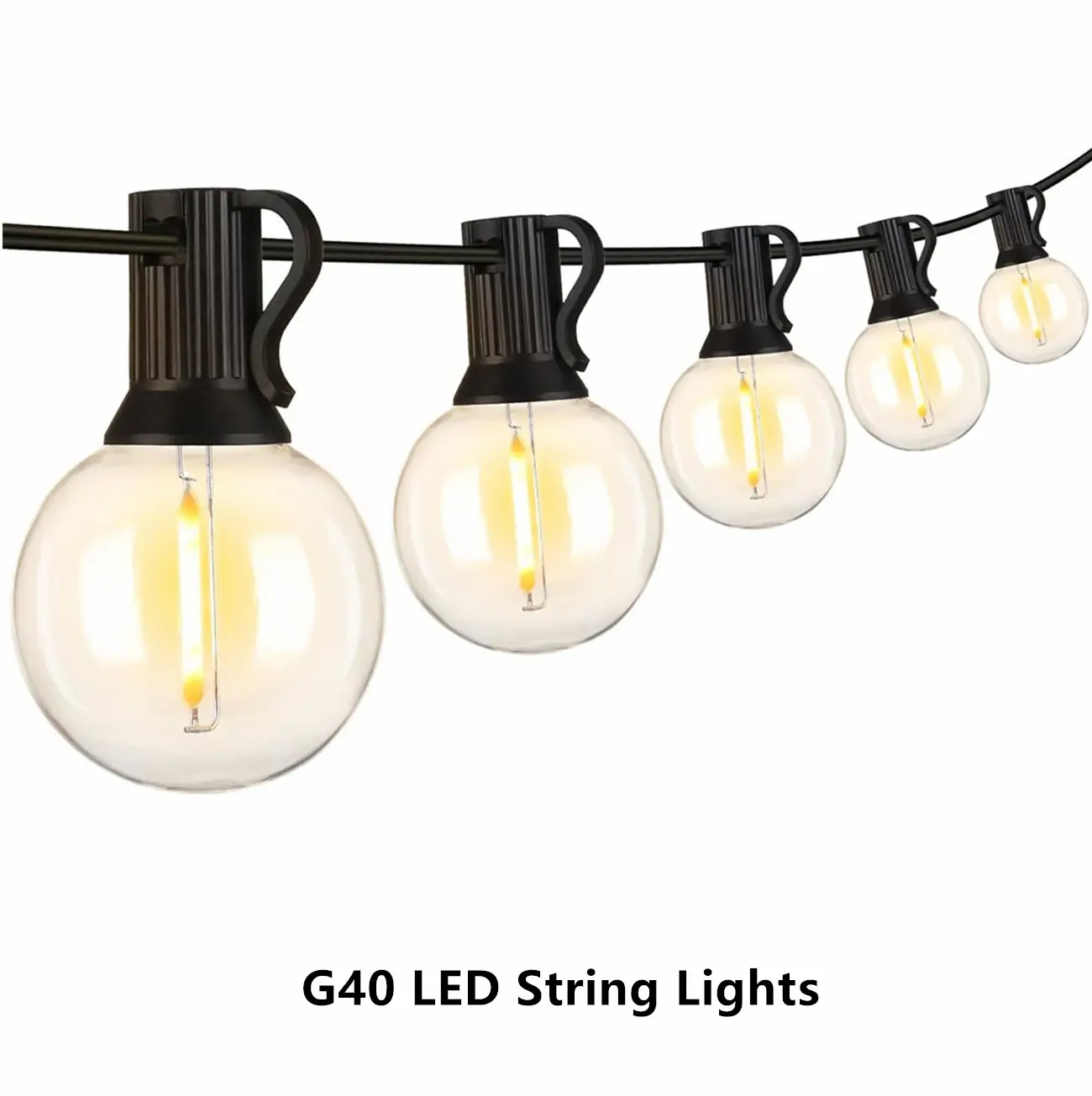 JESLED屋外ストリングライト防水16-150FTG40LEDストリングライト屋外S14グローブストリングライトPC90 Luces Navidad 150