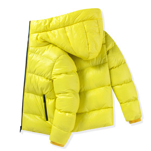 Vente d'usine - Veste d'hiver pour petit garçon, imperméable, coupe-vent, écologique, avec fermeture éclair, vêtements thermiques décontractés pour bébé, logo personnalisé - Product Image 3