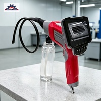 Caméra de nettoyage d'évaporateur de climatisation automobile avec écran à visualisation directe, pistolet pulvérisateur, batterie 2600 mAh pour ateliers de service automobile