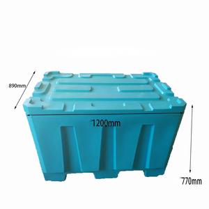 Glacière de transport rigide en mousse de glace pour vaccins géante de 200 300 500 630 700 1000 litres, glacière de pêche rotomoulée de grande taille <span class=keywords><strong>200l</strong></span> 300l - Product Image 2