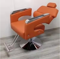 Équipement de salon moderne Mobilier de salon de beauté Chaise de barbier rotative pivotante pour la coupe de cheveux