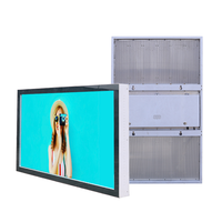 Lecteur publicitaire intelligent extérieur haute luminosité 49 pouces Wifi Full HD 1080P IP65, boîte d'affichage numérique LCD pour mur extérieur