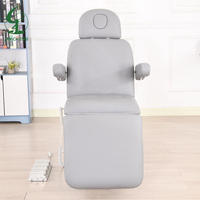 Jincheng Luxe Gris Salon Meubles Esthéticienne Aime Le Visage Chaise Lit Électrique Beauté Lit 3/4 Électrique Lit De Massage.
