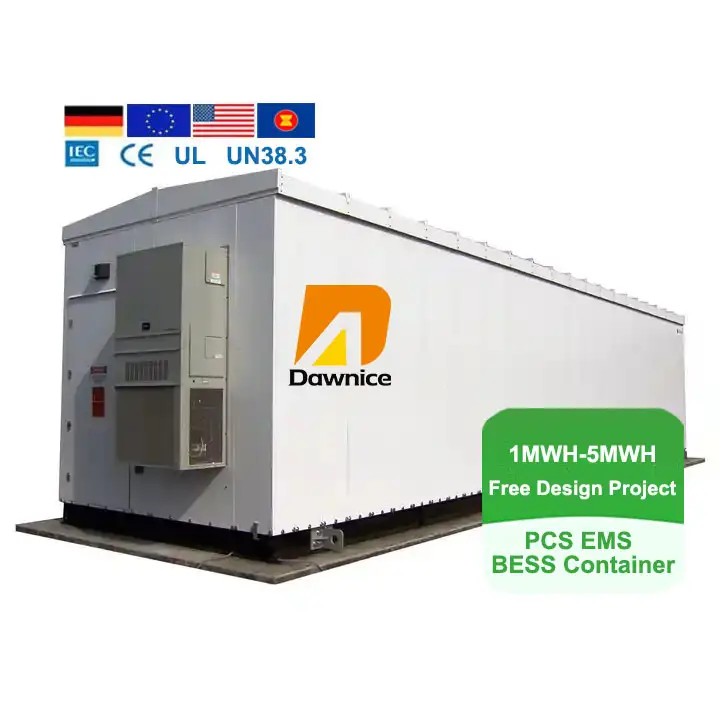 Fiyat 1 mw 6.5mwh 5 mw 10mw enerji depolama kabı lithium lityum pil güneş enerjisi 40ft 1 mw konteyner enerji depolama sistemi