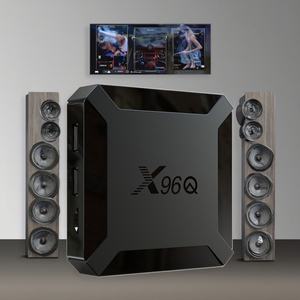 X96q Mạng Máy nghe nhạc <span class=keywords><strong>TV</strong></span> hộp Allwinner H313 <span class=keywords><strong>Android</strong></span> 10 Quad core 4G Ram 4K <span class=keywords><strong>wifi</strong></span> thông minh qua biên giới độc quyền Set-Top <span class=keywords><strong>Box</strong></span> - Product Image 1