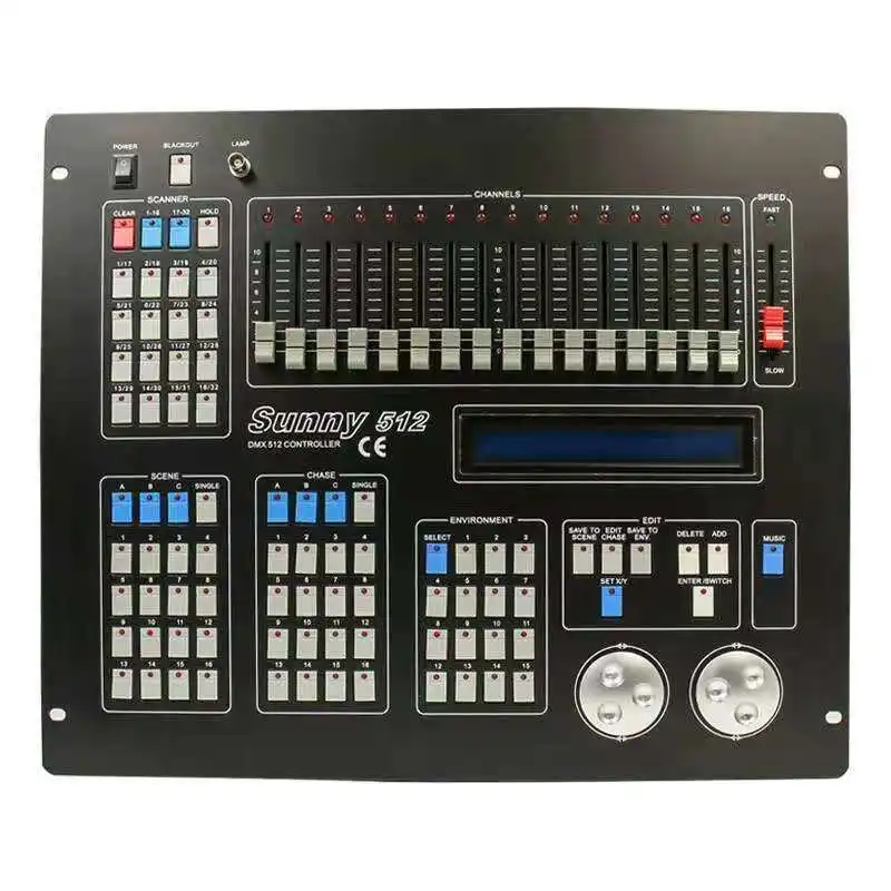 Sunny 512 DMX Controller with Flight Case - Reliable 512 DMX