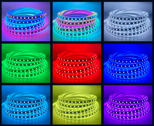 Lampu Strip fleksibel <span class=keywords><strong>LED</strong></span> SMD2835, 12V 24V 120LED/m 240LED/m 8mm 10mm 3000K 4000K 6500K cocok untuk semua aplikasi - Product Image 5