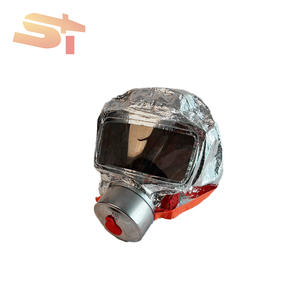 Masker Anti Visor tahan merah pernapasan Filter lensa kejahatan organik masker asap api pelindung untuk anak-anak dan dewasa - Product Image 2