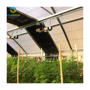 ราคาโรงงานขนาดที่กำหนดเองแผ่นโพลีคาร์บอเนตหลายช่วง Venlo ประเภท100% ทรอนิกเรือนกระจกอัตโนมัติสำหรับยาปลูก - Product Image 6