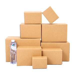 Số lượng lớn giá rẻ biểu tượng tùy chỉnh trống Kraft tông Pape tùy chỉnh carton sóng hộp bưu phẩm máy tính xách tay vận chuyển bao bì hộp - Product Image 5