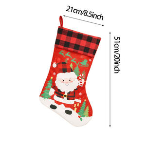 Modello di cartone animato creativo transfrontaliero calze di natale decorazioni per la casa di capodanno albero di natale appesa attrezzatura da gioco - Product Image 3