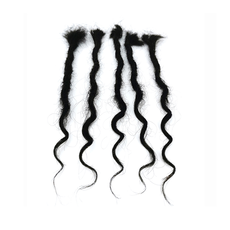 [KAMA Dreads] Dread Locs Extension Human Hair Crochet Sisterlock Tools Dreadlocks With Curly End for Women/girls Detail Section 9