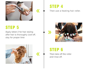 Restaure la humedad y los nutrientes para el cabello rizado Fórmula suave de larga duración Crema permanente para el cabello rizador - Product Image 4