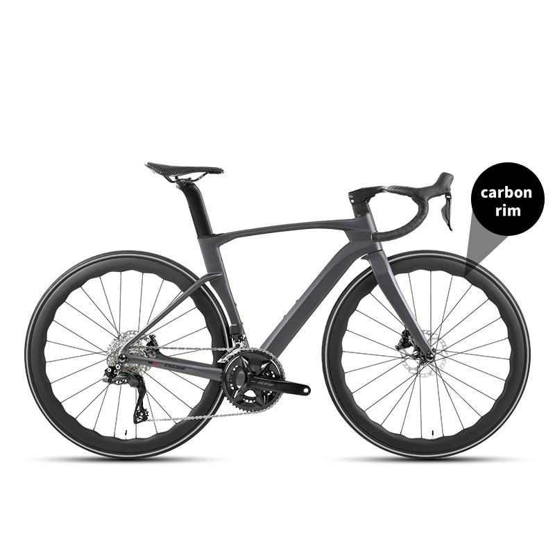 Jante en carbone gris foncé mat