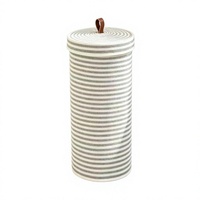 Couvercle de seau de rangement moderne et minimaliste, écologique, en corde de coton pliable, pour panier porte-papier toilette de salle de bain