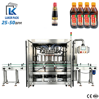 Machine de remplissage automatique de liquides à piston servo pour bouteilles de sauce et de vinaigre, pour petites entreprises, ligne industrielle de machines chinoises